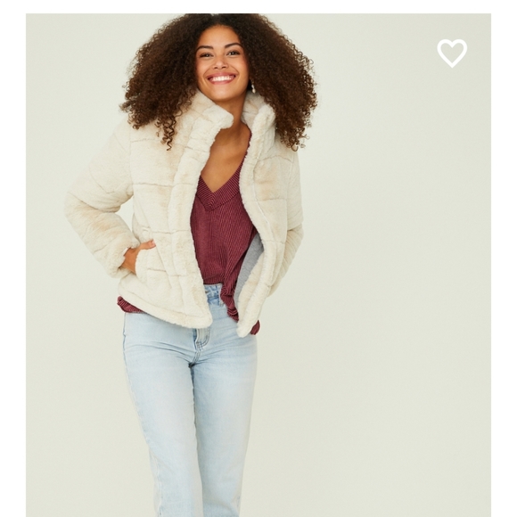 NWT Altar'd State Joelle faux fur jacket - small - Picture 1 of 13